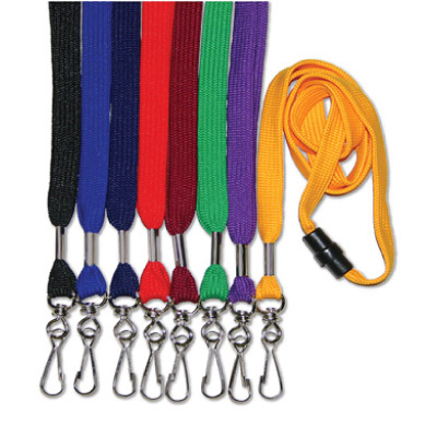 1/2 Tube Lanyard with Swivel Hook & Breakaway