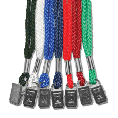 1/4 Rope Cord Lanyard with Bulldog Clip